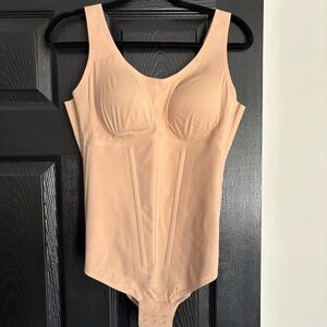 Women's Nude Shapewear Bodysuit Seamless Support